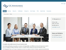 Tablet Screenshot of cic-us.com